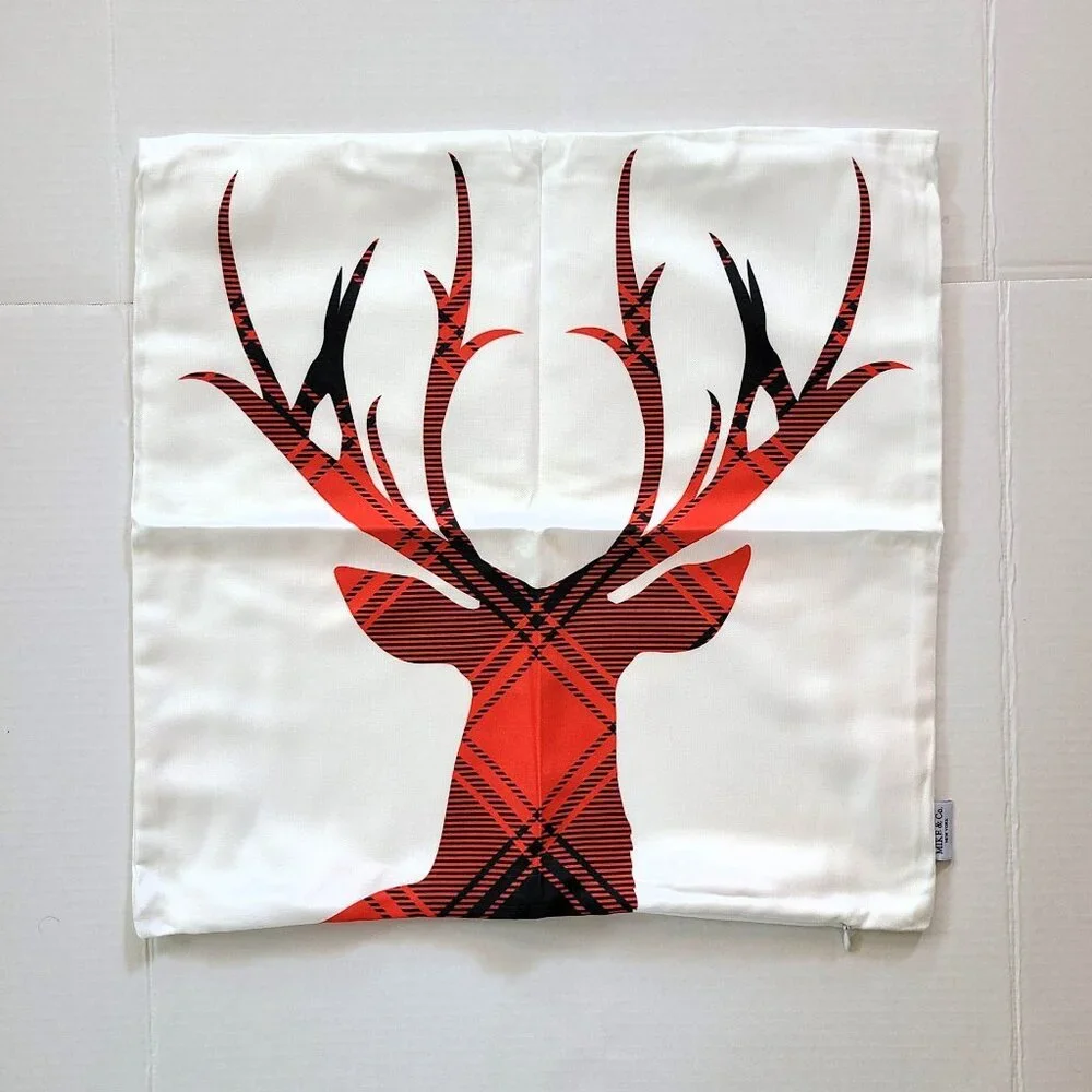 Christmas Decorative Throw Pillow Set of 4 Square 18 in. x 18 in.